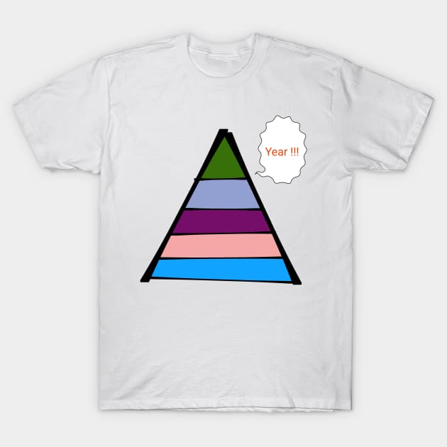 woozy pyramid T-Shirt by Inoue Festival